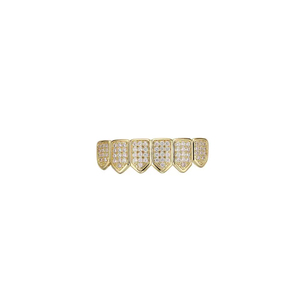 Custom <b>Fine</b> Jewelry Hip Hop Jewelry 925 Sterling Silver Iced Out Vvs Clarity Round Cut Lab Grown Diamond Teeth <b>Grillz</b> for Men - Product Image 6