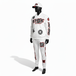 ชุดวอร์มแฟชั่นดีไซน์ฤดูหนาวแบบมีฮู้ด สำหรับทุกเพศ สไตล์ลำลอง ทันสมัย สามารถปรับแต่งได้ ระบายอากาศได้ดี ผลิตจากผ้าฝ้าย 100% - Product Image 4