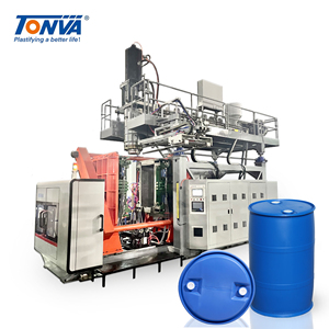 Plastic HDPE 220L Double Layer Double Ring Chemical Drum Barrel Blow Moulding Making Machines