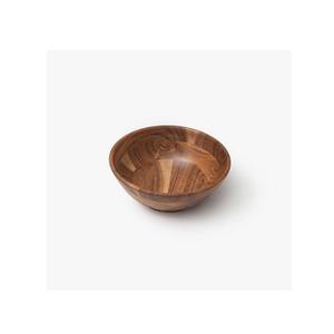 Tazón de vajilla de bambú con logotipo personalizado de madera de acacia al por mayor de fábrica con hermosa vajilla tazón de sopa para almacenamiento de alimentos frutas - Product Image 5
