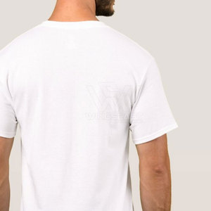 เสื้อยืดผ้าฝ้าย100% พิมพ์ลายทรงหลวมสำหรับผู้ชายเสื้อยืดแขนสั้นผู้ชายเสื้อยืดพลอยเทียม - Product Image 4