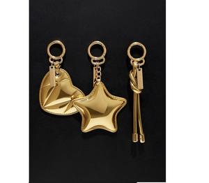 Llavero de Lujo con Estrella Multifacética, Dorado, Negro y Plateado, Accesorio Metálico para Bolso, Colgante de Estrella 3D, Llavero de Moda, Adorno Metálico para Bolso - Product Image 2