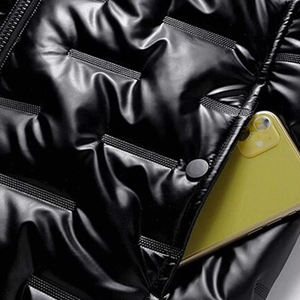 Blouson matelassé léger pour homme pour l'hiver moderne, couleur personnalisée, vente en gros, prix bas - Product Image 4