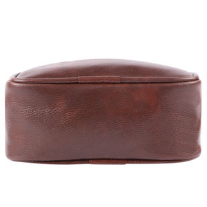 กระเป๋าเดินทางแบบสลิงหนังแท้สำหรับผู้ชายสไตล์แฟชั่นพร้อมซิปปิด - Product Image 5