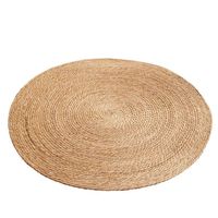 Handgefertigte Untersetzer aus Naturrattan, geflochtene Tellerunterlagen, Raffia-Fransen, hitzebeständig, umweltfreundlich, individuelle Größen erhältlich