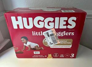 LITTLE MOVERS Pañales de algodón para bebés con Prevención de fugas 3D y absorción suave y transpirable Todos los tamaños 120 unidades - Product Image 3