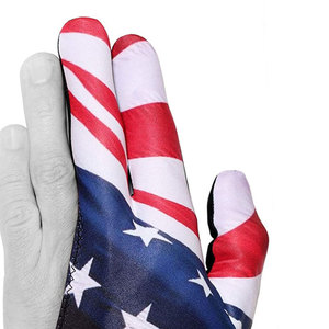 Adjustable <b>Strap</b> High Quality Breathable Customized Design <b>Men</b> Snooker Gloves New Style Snooker Gloves - Product Image 5