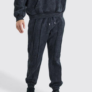 Survêtements surdimensionnés de haute qualité, lavage à l'acide personnalisé, nouveau design, vente en gros à prix de gros, col montant à capuche - Product Image 5