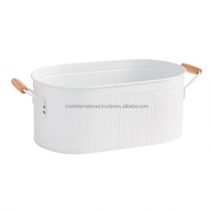 Cubo enfriador de bebidas de Metal galvanizado, bañera para bebidas, vino frío, cerveza para fiestas en casa, estilo de servicio de bebidas - Product Image 4