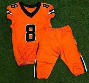 Uniforme de football américain adulte personnalisé le plus vendu de la plus haute qualité faites votre propre sublimation de vêtements de football - Product Image 3