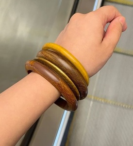 Waterproof Wooden Bangles Collection <b>Inspired</b> Traditional Indian Jewelry Aesthetics Custom Colors for Business Gifts-Worldwide - Product Image 4