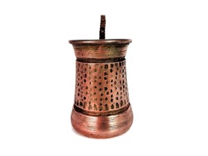 Atractiva cafetera turca antigua de cobre, vajilla, taza de café, decoración de mesa para el hogar, cocina, restaurante, hotel, fiesta, hecha en India - Product Image 4