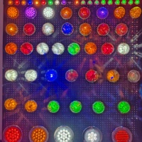 Luces Decorativas para Camiones al por Mayor de Fábrica WTTG, Luces de Sandía de Cristal Ámbar para Camiones, Luces de Sandía para Autobuses y Remolques