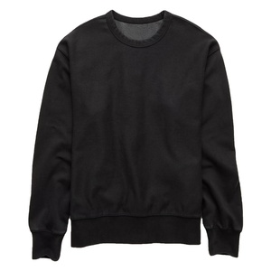 Sweat-shirt épais pour homme, col rond uni, 100 % coton, pull oversize, molleton vierge unisexe pour homme 2027 - Product Image 2