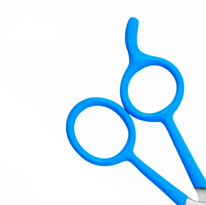 Outil de coiffure professionnel de 6 pouces avec ciseaux laser à lame en acier inoxydable dentelé pour l'amincissement de la coupe de cheveux de qualité industrielle - Product Image 4