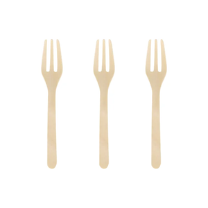 Fourchette à fruits en bois 6 pièces ustensiles couverts spatule fourchette cuillères pour vaisselle ustensiles de cuisine à la maison - Product Image 4