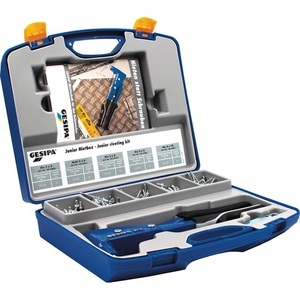 Assortiment de rivets aveugles en aluminium/acier NTX Junior de 352 pièces dans un coffret en plastique GESIPA Craft Supplies - Product Image 1