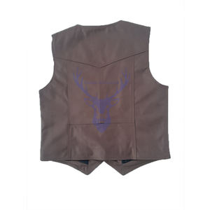 เสื้อกั๊กหนังขี่จักรยานผู้ชาย, 2024ชุดลำลองด้านนอกสำหรับนักแข่งรถมอเตอร์ไซค์ระบายอากาศได้ดีมีกระดุมกันน้ำตกแต่งในฤดูหนาว - Product Image 2