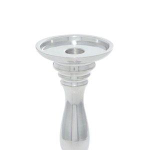เชิงเทียนแบบแท่งอลูมิเนียมชุบเงินสำหรับตกแต่งโต๊ะในบ้านและคริสต์มาส - Product Image 3