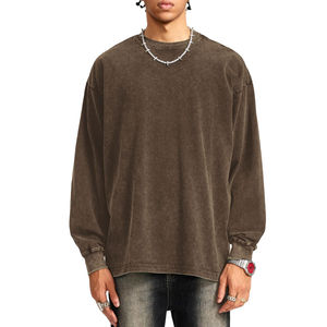 เสื้อสเวตเตอร์ผ้าฝ้ายแขนยาวสำหรับผู้หญิงและผู้ชายเสื้อสเวตเชิ้ตผ้าฝ้ายแขนยาวสำหรับใส่ได้ทั้งชายและหญิงเสื้อสเวตเชิ้ตซักแบบ2026สำหรับฤดูใบไม้ร่วงและ100% ได้ดีที่สุด - Product Image 1