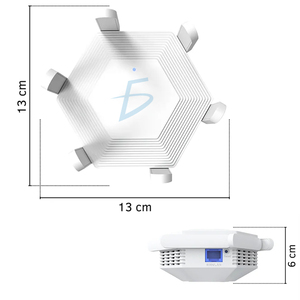 Ripetitore WiFi con 6 Antenne, Amplificatore di Segnale 2.4GHz WPA/WPA2 e WEP Disponibile - Product Image 5
