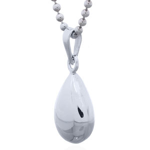 Pendentif à breloque en argent sterling avec larme creuse de Thaïlande pour les détaillants - Product Image 2