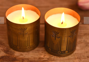 เชิงเทียนและโคมไฟโลหะแบบคลาสสิกหรูหราสีทองแบบโบราณพร้อมการตกแต่งที่หรูหราดีไซน์คลาสสิก - Product Image 2