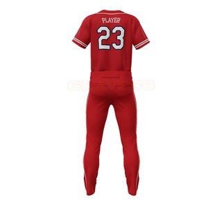 Uniforme de Béisbol Moderno y Popular, Diseño Personalizado de Dos Piezas, Unisex, Transpirable, Talla Grande, 100% Poliéster - Product Image 6
