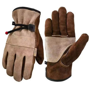 Guantes de Trabajo Industriales Resistentes, Transpirables y Ecológicos, Lisos, para Mecánicos, Anti-Corte, Anti-Vibración, Antideslizantes, Hechos de Cuero - Product Image 5