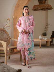 Nouveau design de salwar kameez en lawn, style pakistanais, pour femmes, qualité export, tenue formelle, léger, séchage rapide, broderie - Product Image 5