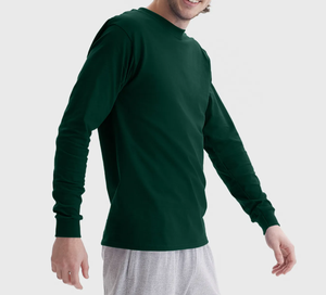 T-shirt à manches longues pour hommes 180 GSM Qualité supérieure 100% Coton Logo personnalisé Design Taille Options multicolores du Bangladesh - Product Image 3