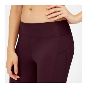 2024 mallas XL elegantes y cómodas de cintura alta personalizadas para mujer, poliéster ligero, el mejor diseño, Impresión de logotipo personalizado OEM - Product Image 6