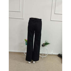 Pantalones Vaqueros Kadin Yuksel con Bolsillos Laterales, 38591 - Negro - Product Image 4