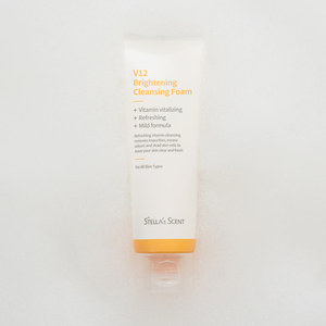 โฟมล้างหน้าให้กระจ่างใสสำหรับผิวมัน V12 120มล. พร้อมการทำความสะอาดอย่างล้ำลึกรักษาสิวและทำความสะอาดรูขุมขน - Product Image 1