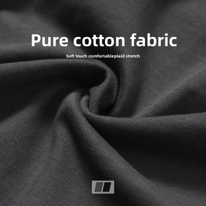 Pantalon droit décontracté et respirant pour homme, idéal pour la maison, les trajets quotidiens, la randonnée en extérieur – Pantalon de survêtement 100 % coton pour homme, modèle transfrontalier - Product Image 4