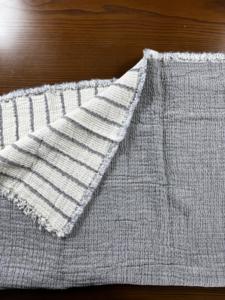 100% algodón 8 capas gris muselina manta para bebés y niños XL 120x100 cm Color Coral - Product Image 3