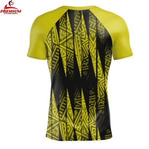 เสื้อรัดรูปพิมพ์ลายดิจิตอลสำหรับผู้ชายเสื้อฟิตเนสแบบถักเข้ารูปเสื้อยืดแขนยาวและสั้นแห้งเร็ว - Product Image 6