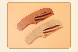 Thân Thiện Với Môi Gỗ Cứng Bằng Gỗ Lược Cho Râu & Râu Chăm Sóc Chất Lượng Cao Bề Mặt Mịn Bền Xây Dựng Chống Tĩnh Tính Năng - Product Image 2