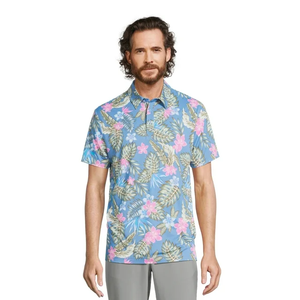 Polos de talla grande estampados cómodos y de lujo para hombre, precio al por mayor, polos informales de talla personalizada para hombre de Bangladesh - Product Image 2