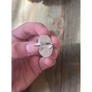 Reda Galvan Rose Gold Plated Bezel Set Cluster <b>Ring</b> <b>Moon</b> Stone Sterling Silver Fashionable Size 6.25 Licensed Private Brand 'IS' - Product Image 5