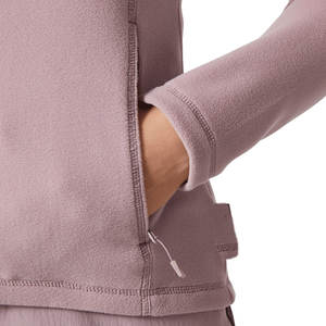 Chaqueta de lana transpirable para mujer, ropa de calle con logotipo personalizado, chaqueta de lana de estilo informal de invierno con cuello vuelto a la moda para mujer - Product Image 3