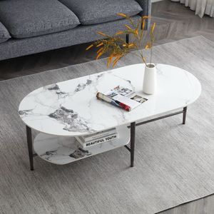 Meubles de restaurant de luxe créatifs de couleur blanche cuisine art style unique table à manger en fibre de verre ensemble table d'appoint - Product Image 5