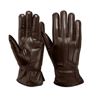 Offre Spéciale personnalisé hommes hiver habillage gants nouveauté en cuir véritable Durable Sport écran tactile gants noir mode hommes - Product Image 3