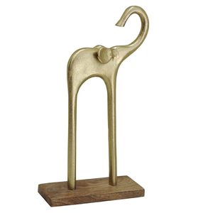 Sculpture Metal Craft Sculpture Christmas Art Table Top Ornament Decoration Home Decor Handicraft Brass <b>Statue</b> Sculpture - Product Image 5