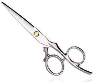 OEM ODM Japón Tijeras de pelo de acero inoxidable Hoja recta afilada para estilistas Peluqueros-Herramienta de grado industrial Muestra gratis - Product Image 2