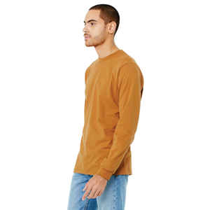 Men's Slim Fit Iron <b>Brown</b> <b>Long</b> <b>Sleeve</b> <b>Top</b> Lightweight Stretchy 92% Polyester 8% Spandex Sweat Wicking and Breathable Anti-UV - Product Image 2