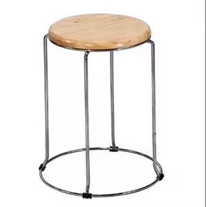Tabourets de bar Design industriel pour restaurant Hôtel Bar Atelier Chambre Utilisation en extérieur Tabouret en bois et métal pour bars pubs - Product Image 3