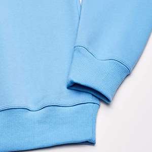 Personnalisé imprimé hommes surdimensionné français éponge Stone Wash sweat hiver couleur unie nouveau à la mode col rond sweat-shirt - Product Image 3