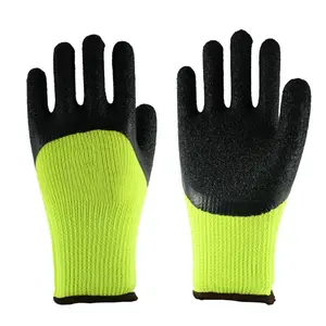 China Fabrikant Groothandel Premium Kwaliteit Zware Werkhandschoenen Latex Veiligheid Werk Vriezer Handschoenen