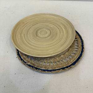 Luxury Seagrass <b>Round</b> Eco-Friendly <b>Placemat</b> by Doanket - Product Image 2